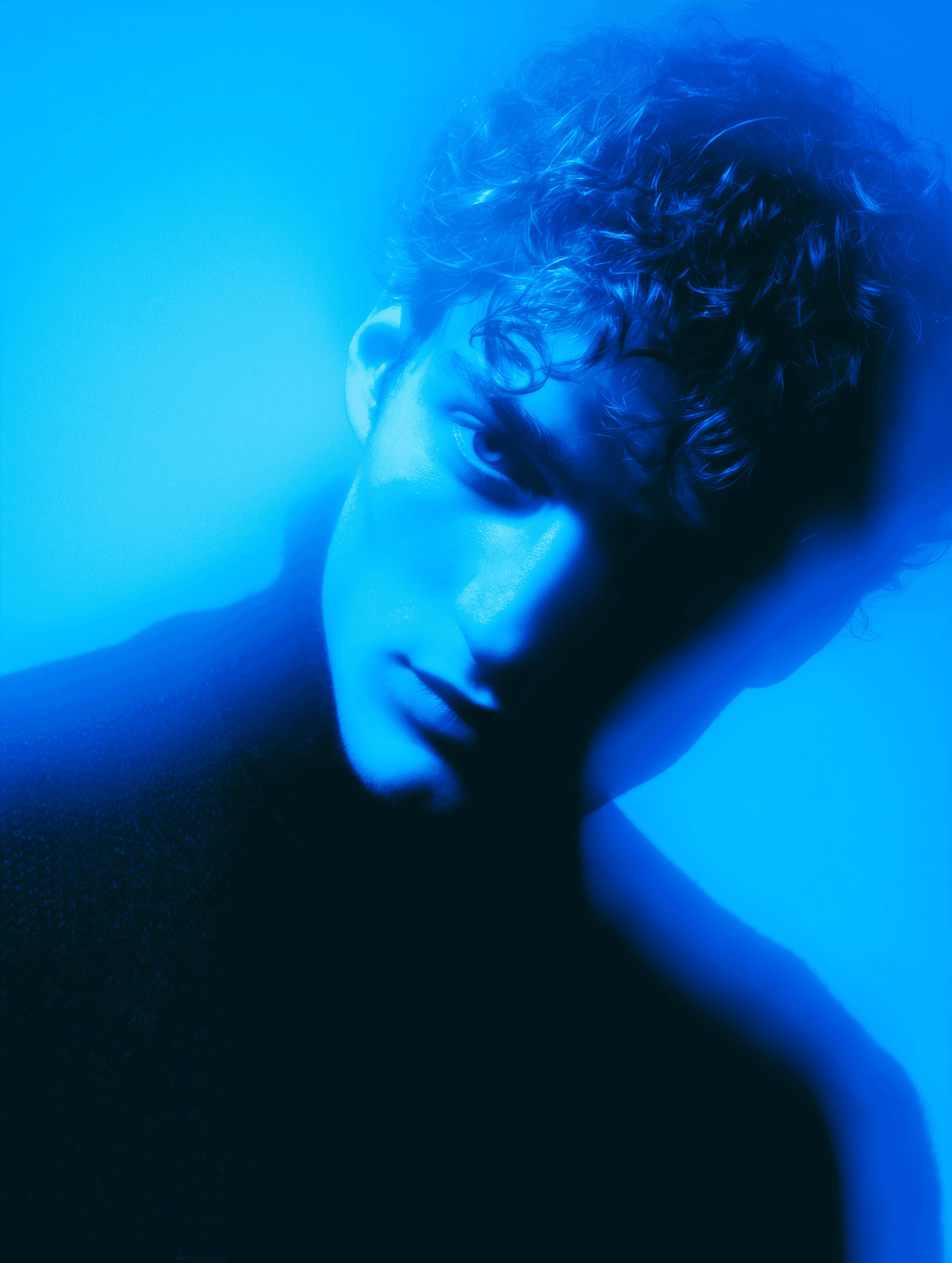 Blue Glow: Studio Portrait Series